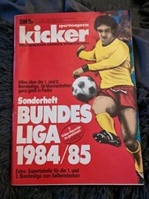 Unikat. Kicker. Sportmagazin. Sonderheft. 1984. Komplett. DFB Poster. 