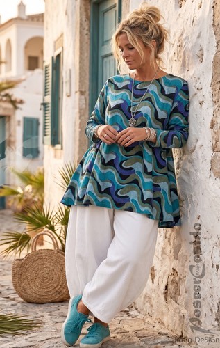 Lagenlook pullover tunika - pullover,