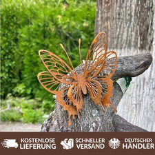 Rostiger schmetterling deko - schmetterling,