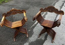 2 Antiker klappender Stuhl