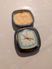 Reisewecker, UMF RUHLA mit 5 Rubis - Uhr, Wecker, DDR, 1950er- 1960er Jahre