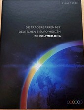 Trägerbarren x 5 Euro 2016 + 2017 + 2018 + 2019 + 2020  Komplett mit Sammelmappe