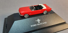 Busch - FORD Mustang convertible cabrio rot vintage classic cars Oldtimer US-Car
