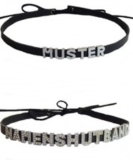 Hutband aus Leder mit ihrem