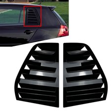 Rear window louver latch cover - rear,