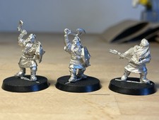 3 x Zwergenkrieger - Metall -