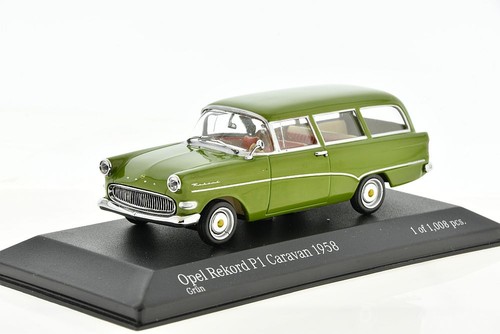 Opel rekord caravan green - p1,