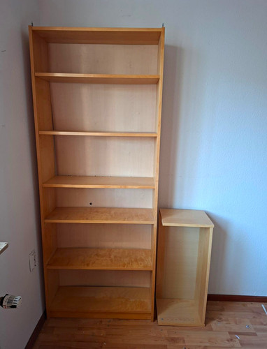 Billyregal aus echtholzfurnier - billyregal,