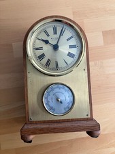 Kaminuhr, Standuhr Weimar Quartz,  funktionstüchtig, mit Barometer,  Made in GDR