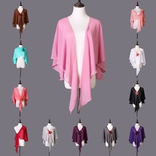 U-Form Stola Schal Jacke Bolero Hochzeit Party chiffon für Sommer  