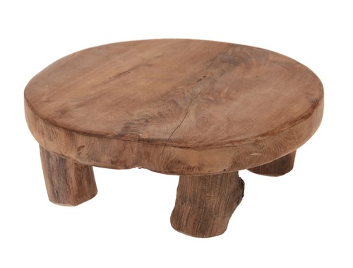 Teak holz pflanzenhocker - teak,