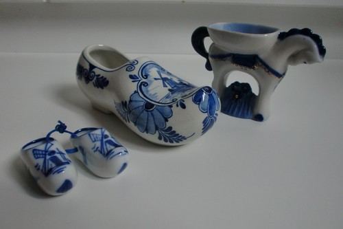 Delft porzellan pferd schuhe - pferd,