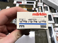 Märklin H0 1886 Wagenset Oldtimer Feuerwehr historisch 3 tlg. in OVP #97058