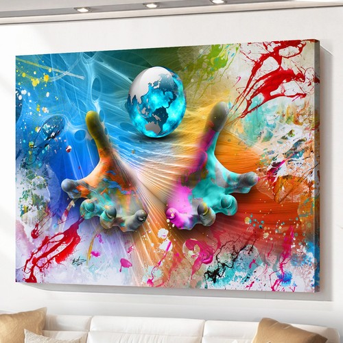 Leinwand bilder xxl bunte - leinwand,