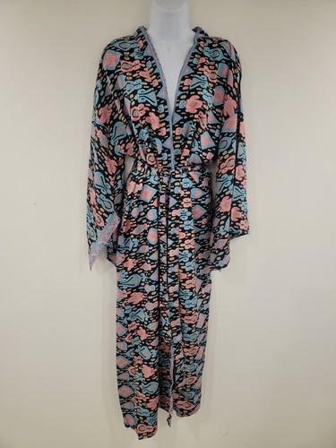 Seiden kimono lang vintage - kimono,