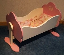 Baby Annabell Schaukelbett mit Zubehör (Bettwäsche und Matratze)