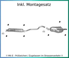 Auspuffanlage für Opel Zafira