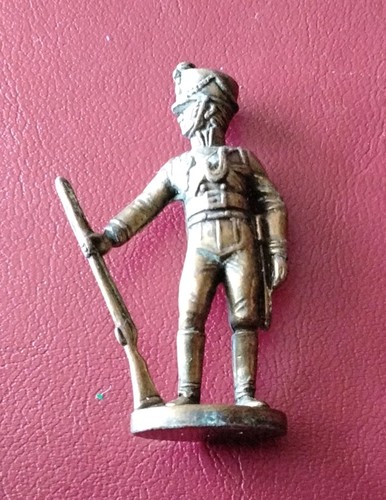 Jäger metallfigur 1814 - jäger, um