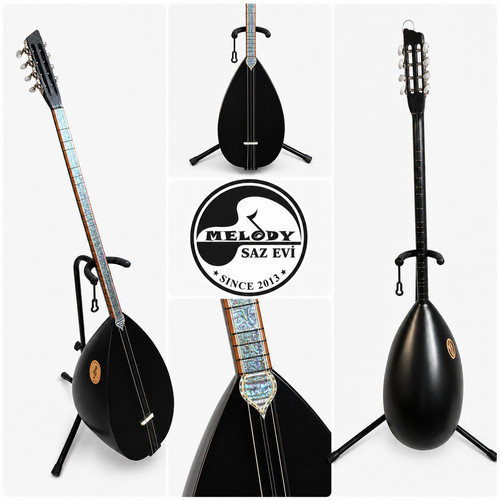 Profi saz langhals schwarz - in,