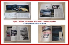 Opel Calibra Turbo 4x4 mit 204PS Literaturpaket - 6 komplette Zeitschriften