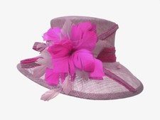 Damenhut  in Lila/Pink