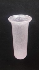 Glasvase Dekor Craquele Eisglas Crashglas Rosa H17,5cm + 063