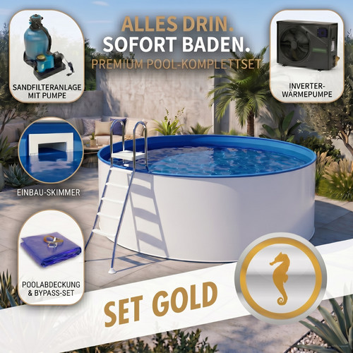 Pool komplettset rund - komplettset,