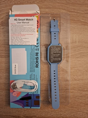 Dh25 blau smartwatch - 4g, kinder