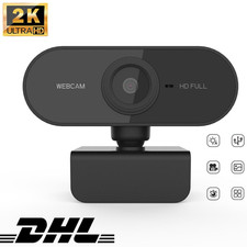 Webcam Kamera 1080P HD USB Mit Mikrofon für PC/MAC Computer Laptop Windows