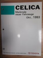 Toyota Celica Werkstatthandbuch, Merkmale neuer Fahrzeuge, Okt. 1993