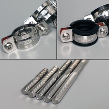 Edelstahl V4A Schraubrohrschellen Rohrschellen V2A Stockschrauben PG Rohr A4 A2