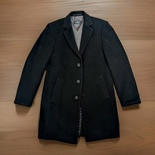 Strellson Premium Herren Mantel "Cox", Größe 46 (94), Schwarz, mit Kaschmir