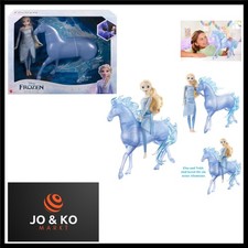 DISNEY Die Eiskönigin Elsa und Nokk - Bewegliche Elsa-Puppe, majestätische Wa...