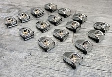 16x Pearl CW-80 Bassdrum Claws Klauen für Spannreifen Chrome Drums Schlagzeug