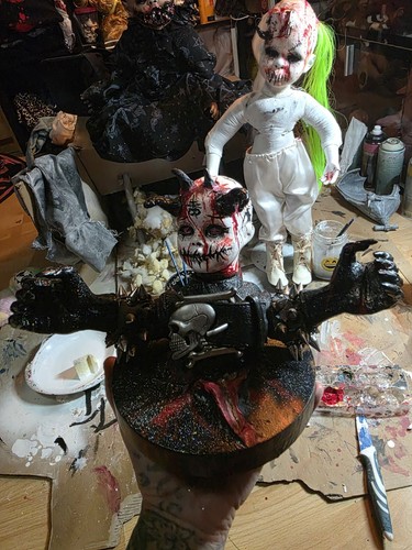 Ooak horror doll living dead - ooak,