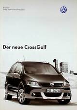 229269) VW Golf Plus CrossGolf - Preisliste & Extras - Prospekt 01/2007