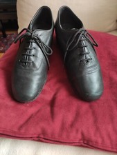 Supadance Tanzschule Jungen Standard Gr 38 oder 5 . Schwarz .Leder