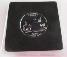 2004 VEREINIGTE STAATEN NEUWERTIG STAAT VIERTEL DOLLAR FLORIDA 1845 PLATINIERT