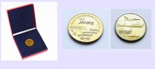 Jubiläumsmedaille Medaille „40 Jahre Minol“ in OVP Komplett goldfarben DDR 1989