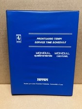 Original Ferrari Mondial QV & Cabrio Scheckheft Ref 312/84