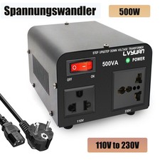 500w spannungswandler 230v auf - 500w,