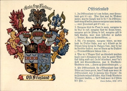 Wappen lied ostfriesenlied - wappen,
