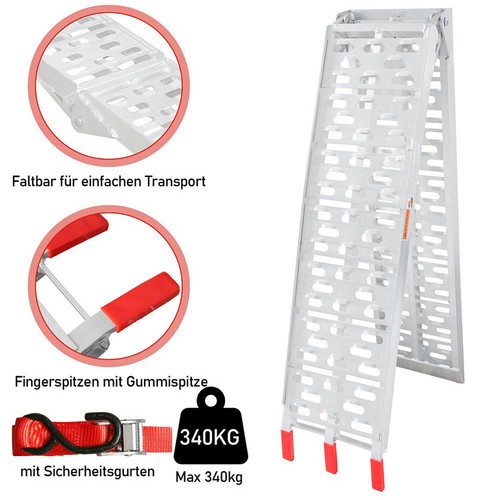 Auffahrrampe max 340kg - auffahrrampe, max.