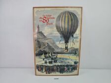 Blechschild Le Tour du Monde en 80 Jours Reklame Dekoration #251946
