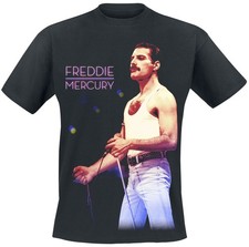 QUEEN - Mic Photo Freddie Mercury T-Shirt