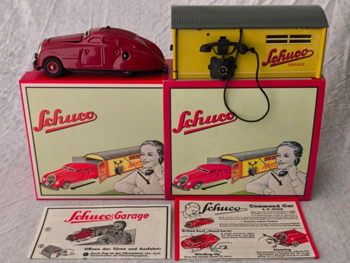 Schuco garage mit - mit, kommandoauto