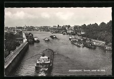 Ansichtskarte Maasbracht, Gezicht vanaf de sluis 