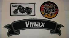 Patches Vmax - Yamaha, 3 Stück zum Aufnähen oder Aufbügeln, diverse Motive, neu