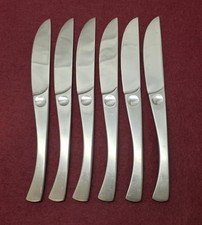 Rosenthal plus Wolf Karnagel Menübesteck 6 Menümesser 