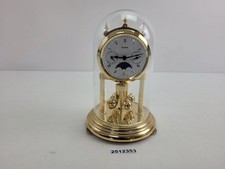 Drehpendeluhr Uhr Eurena Mondphasen Datum Wochentag  W. Germany Glas  #2512353